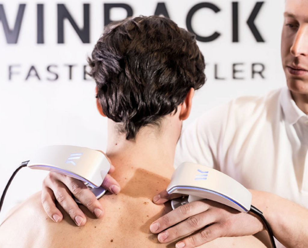 TECAR treatment session